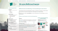 Desktop Screenshot of cine-marketing-gmbh.de