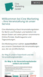 Mobile Screenshot of cine-marketing-gmbh.de