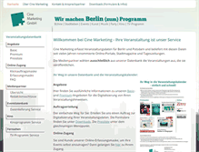 Tablet Screenshot of cine-marketing-gmbh.de